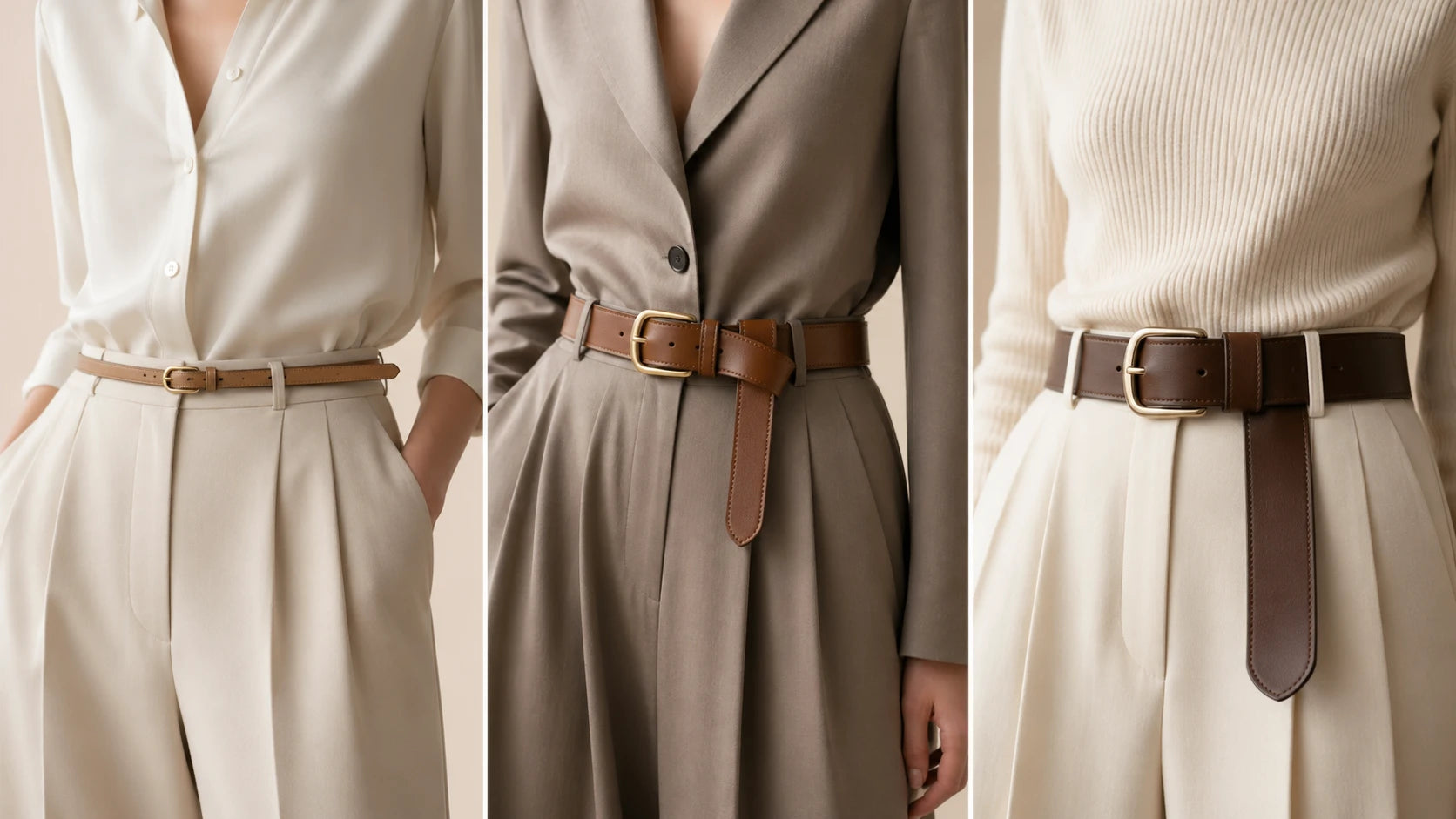Comparison of slim, medium, and wide belts with different tail length outcomes